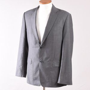 Dorsia Men's Coat Blazer Gray 2XL